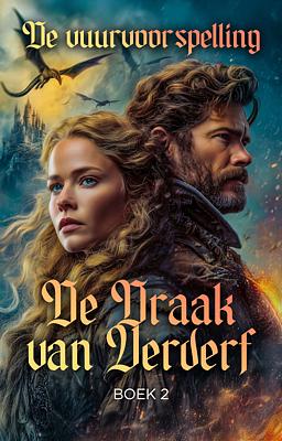 Cover image for De Draak van Verderf boek 2: De vuurvoorspelling