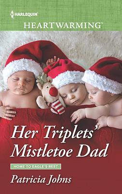Cover image for Her Triplets' Mistletoe Dad