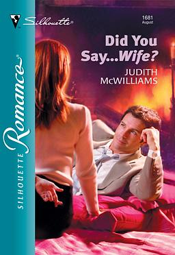 Cover image for Did You Say...wife?