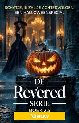 Cover image for De vereerde boek 2,5: Schatje, ik zal je achtervolgen: een halloweenspecial
